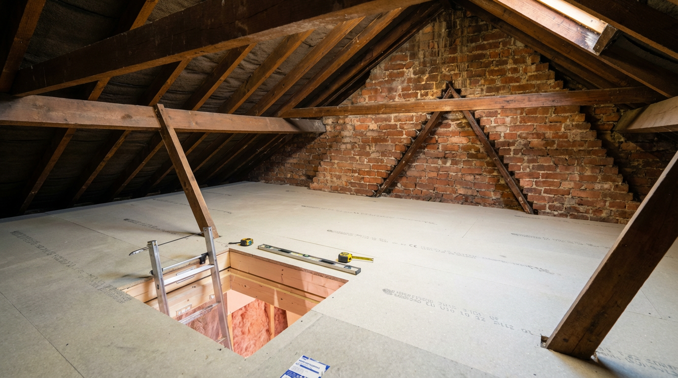 Loft boarding and storage Cardiff